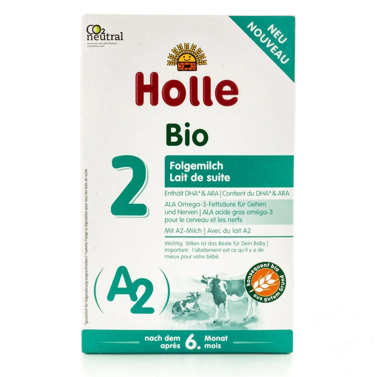 ミルク a2 Organic Follow-On Formula 400g Holle Cow A2 Organic Follow-on Milk Stage 2 6+ months • 400g