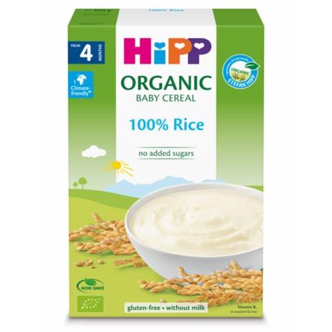 HiPP 100% Rice Organic Baby Cereal 200 G - 3 Pack EmmBaby