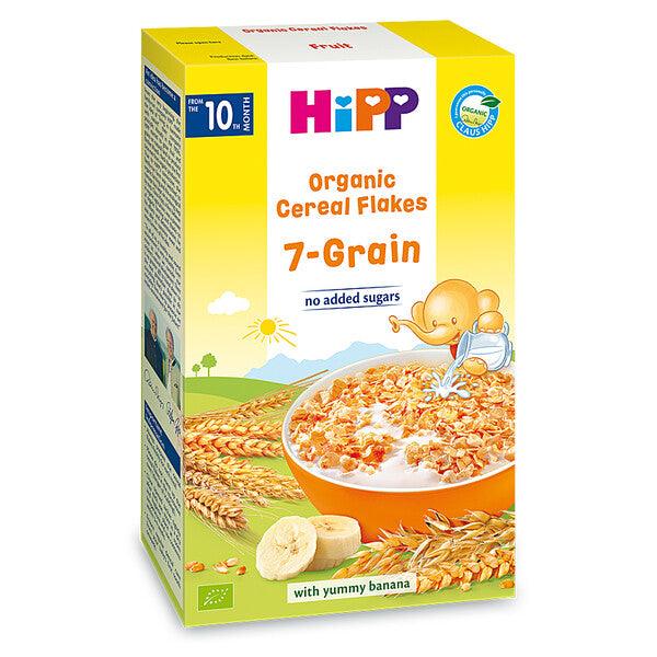 HiPP 7-Grain Organic Cereal Flakes Fruit 200g - 3 Pack EmmBaby