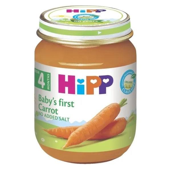 HiPP Baby’s First Carrot Puree 125G - 6 Jars EmmBaby