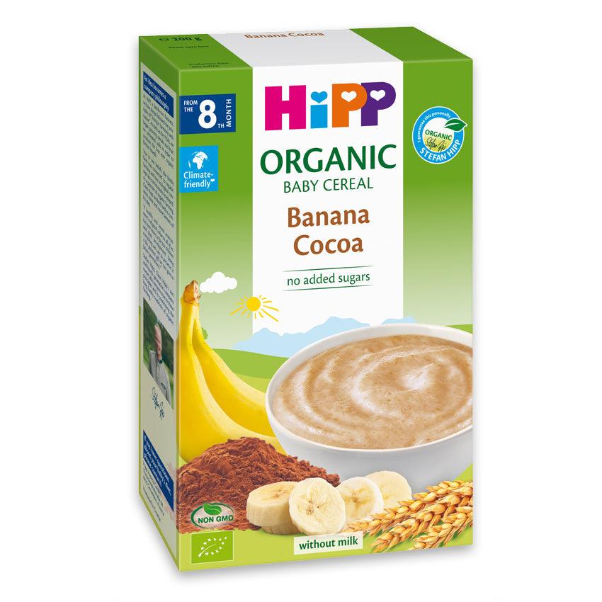 HiPP Banana Cocoa Organic Baby Cereal 200g - 3 Pack EmmBaby
