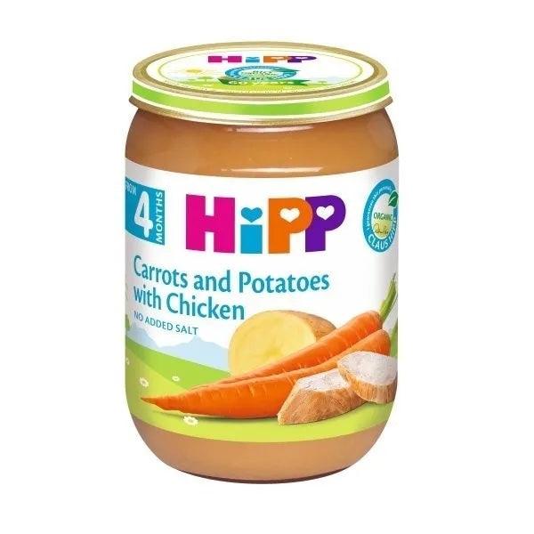 HiPP Carrots and Potatoes with Chicken Puree 190g - 6 Jars EmmBaby