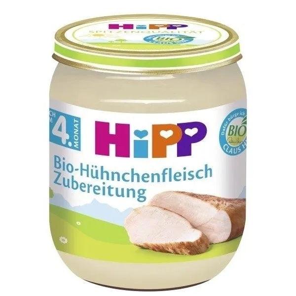 HiPP Chicken Preparation Puree 125g - 6 Jars EmmBaby