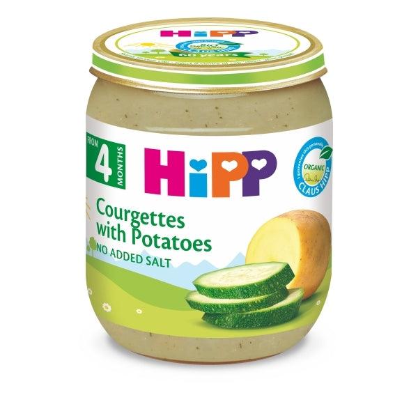 HiPP Courgettes With Potatoes Puree 125 G - 6 Jars EmmBaby