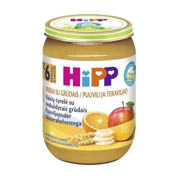 HiPP Fruits with Whole Grain Puree 190g - 6 Jars EmmBaby