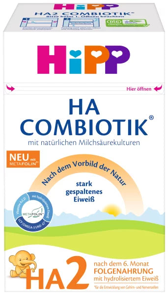 HiPP HA Germany Hypoallergenic Stage 2 Combiotik Infant Milk Formula 6+ months •  600g EmmBaby