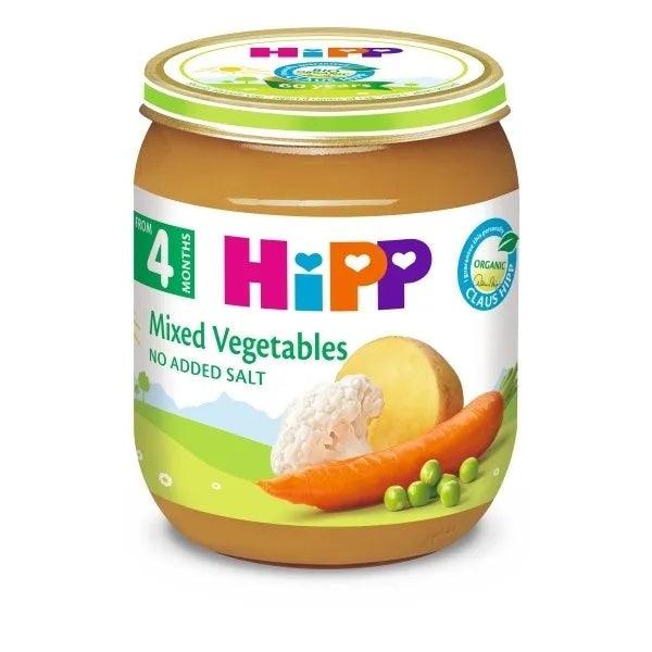 HiPP Mixed Vegetable Puree 125G - 6 Jars EmmBaby