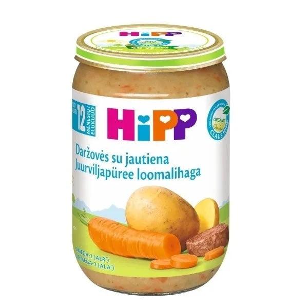 HiPP Mixed Vegetables With Beef Puree 220G - 6 Jars EmmBaby