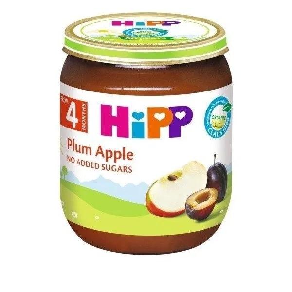 HiPP Plum Apple Puree 125G  - 6 Jars EmmBaby