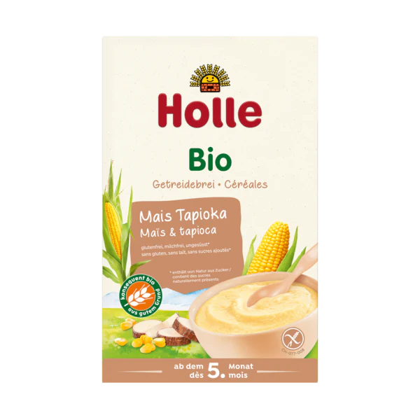 Holle Organic Corn and Tapioca Porridge 250 g- 3 Pack EmmBaby