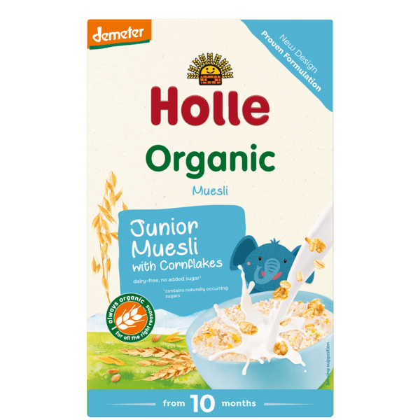 Holle Organic Junior Muesli Multigrain With Cornflakes 250 G - 3 Pack EmmBaby