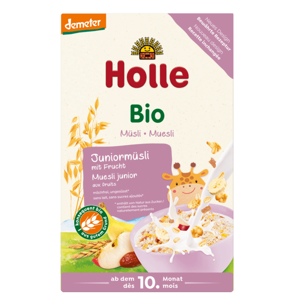 Holle Organic Junior Muesli Multigrain With Fruit 250 g - 3 Pack EmmBaby
