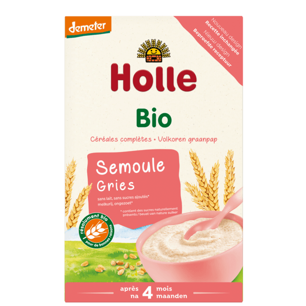 Holle Organic Semolina Porridge 250g - 3 Pack EmmBaby