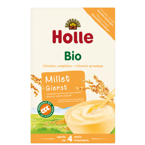 Holle Organic Wholegrain Cereal Millet 250g - 3 Pack EmmBaby