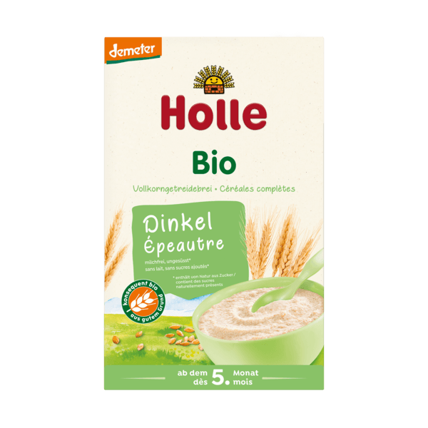 Holle Organic Wholegrain Cereal Spelt 250g - 3 Pack EmmBaby